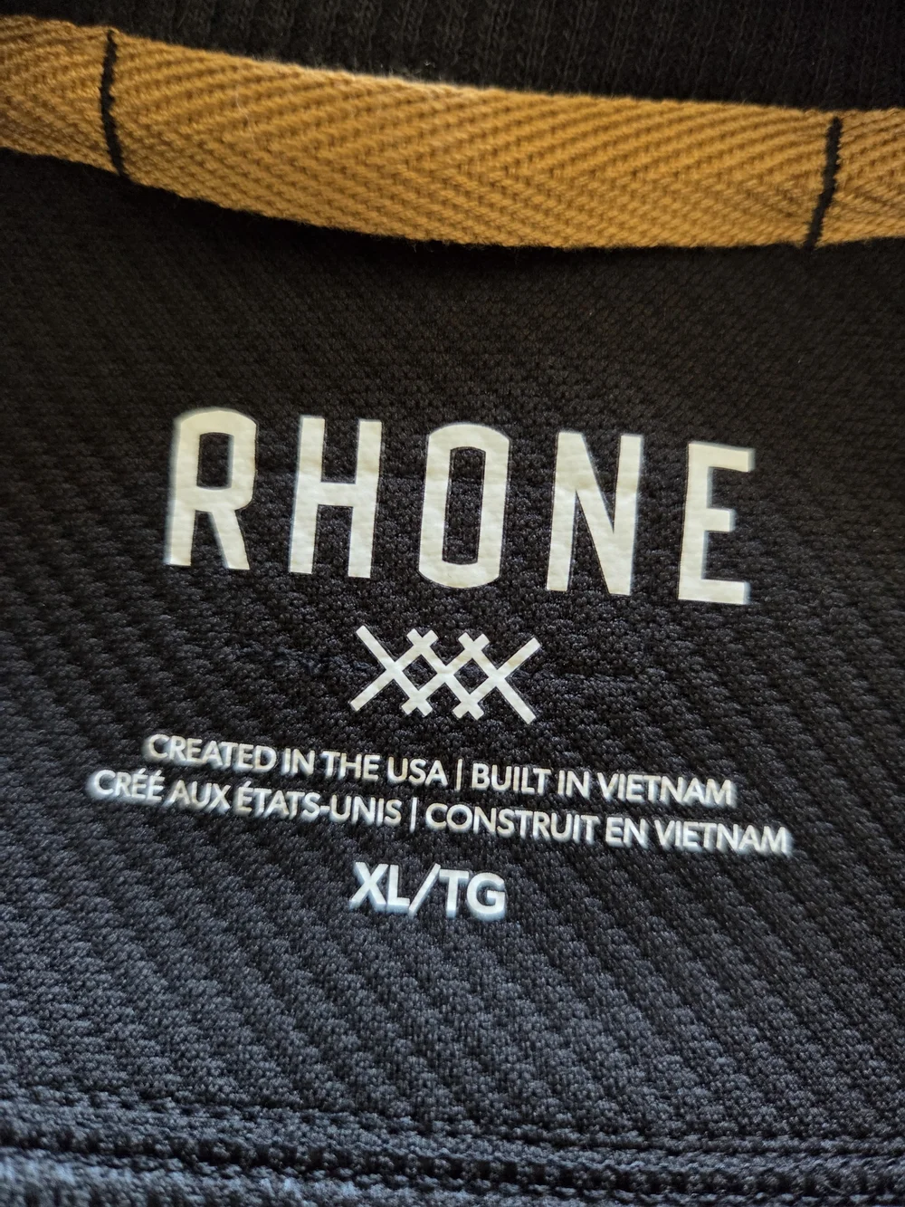 Rhone | Quantum Men's Black Crewneck Sweater